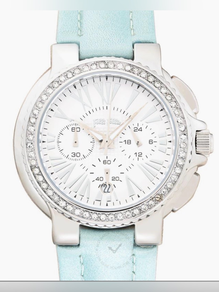 Folli Follie Quartz White Dial Stainless Steel Ladies Watch
